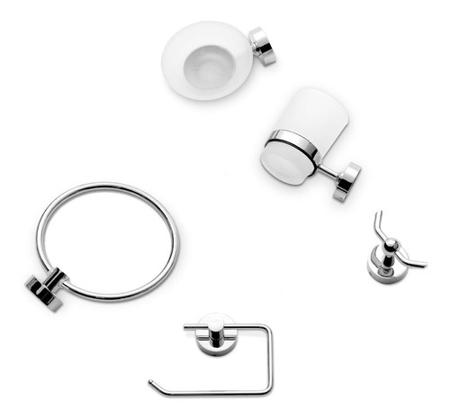 Imagen 1 de 6 de Accesorio Baño Peirano 3005 5 Piezas Baño Set