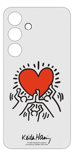 Carcasa Smart View Wallet Para Galaxy S22 Estampado Blanco