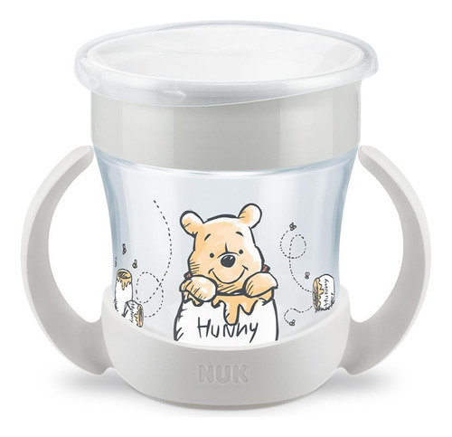 Taza de entrenamiento Disney Pooh Nuk Mini Magic 360º con asa