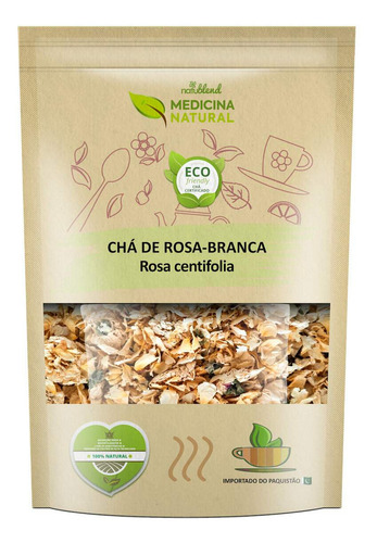 Chá De Rosa Branca - Rosa Centifolia | Premium