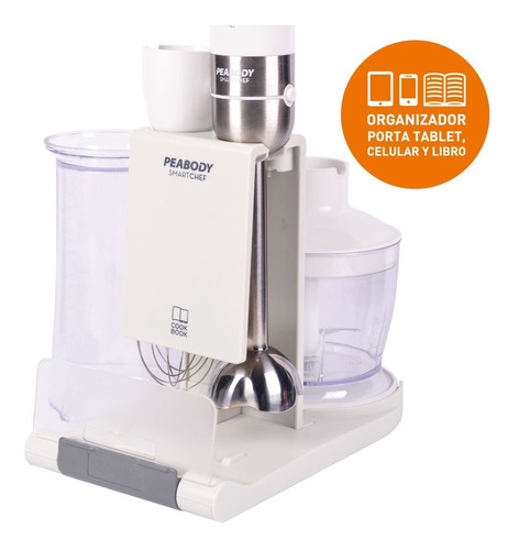Imagen 4 de 10 de Licuadora De Mano Procesadora Mixer 800w Peabody Pe-lm327