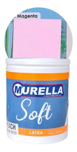Latex Murella Soft Colores Pasteles X 4 Litros Magenta Rosa