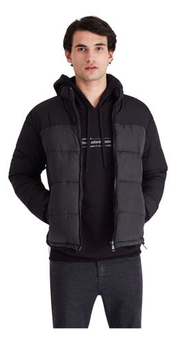 Campera Macowens Inflada Combinada Hombre 1018002