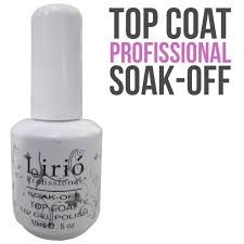 5 Top Coat 14 Ml Marca Lirio Pra Unhas Em Gel Uv/led