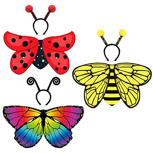 Halloween Kids Butterfly-wings Ladybug-disfraz Niñas N...