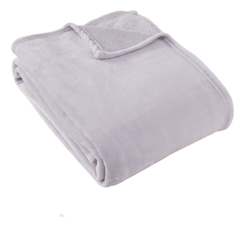 Frazada Flannel Lisa 2 1/2 Plaza O Queen Kavanagh Gris Liso