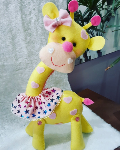 Girafa Em Feltro Tema Circo