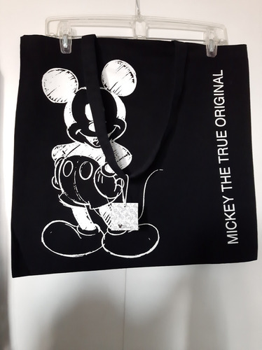 Tote Bag Negra Mickey Mouse