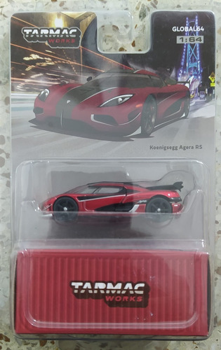 Tarmac Works Escala 1:64 Koenigsegg Agera Rs Rojo Metalico