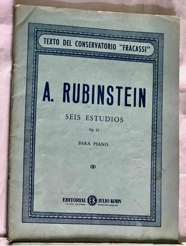A. Rubinstein Seis Estudios Op. 23 Para Piano
