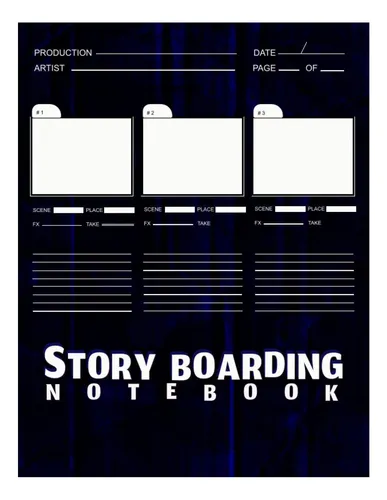 comprar Libro: Cuaderno De Guion Gráfico: Cuaderno De Bocetos De Gui