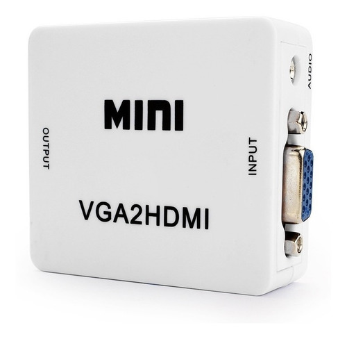 Convertidor Adaptador De Vga A Hdmi Con Audio Full Hd Lince