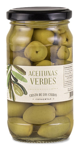 Aceitunas Verdes En Salmuera Cristo De Los Cerros 330 G