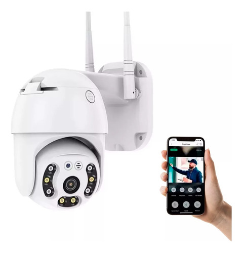 Cámara Seguridad Ip66 Wifi Domo 360 Exterior 1080p Or202