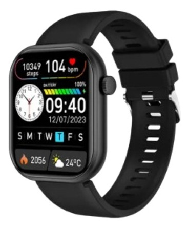 Smart Watch Reloj Inteligente Correa Acero Inoxidable Y Goma