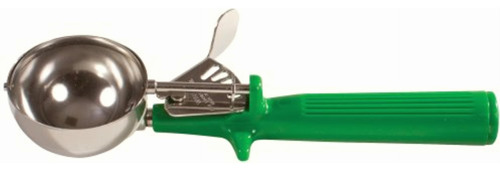Winco Ice Cream Disher With Green Handle, Size 12