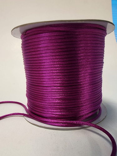 Cola De Rata 2mm Rollo 100 Metros Diferentes Colores Morado Cola De Rata Lisa