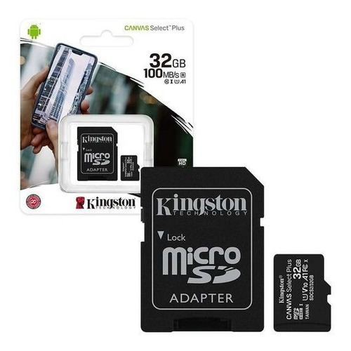 Memoria Micro Sd Hc 32gb Kingston Clase 10 Original Sellada.