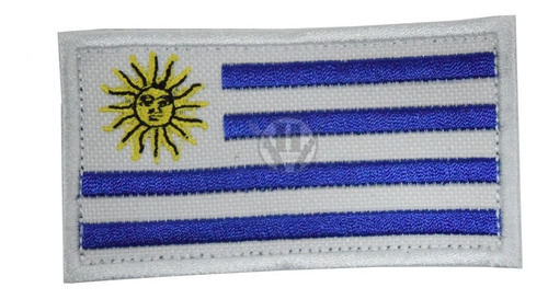 Parche Bordada Bandera Uruguay Uy Clasica Abrojo Uruguaya