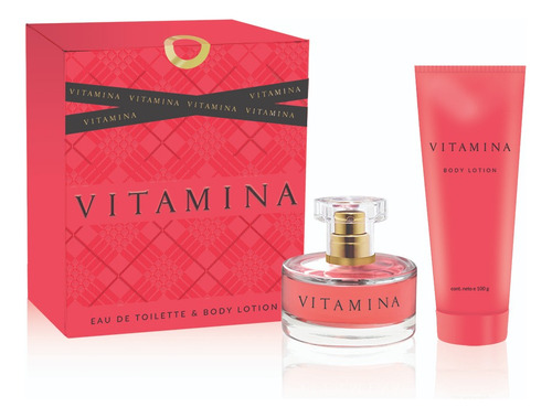 Pack Vitamina Perfume Mujer Edt 60ml + Body Lotion Regalo