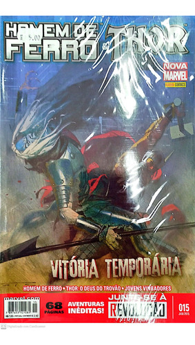 Gibi Homem De Ferro E Thor #15 - No Vitória Temporária (Usado)