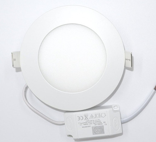 Panel Led Redondo Para Empotrar 6w 85-265v 6500k Hea Light