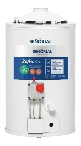 Termotanque Señorial Zafiro 30lts Blanco