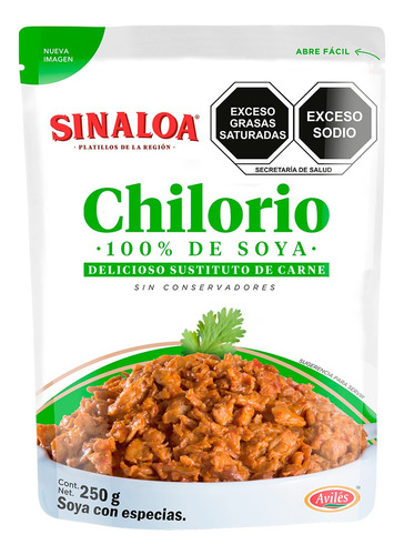 Chilorio De Soya Sinaloa 250g