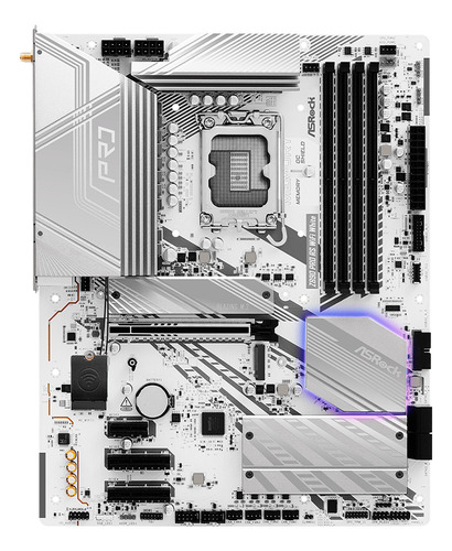 Motherboard Asrock Z890 Pro Rs Wifi White Z890 Lga 1851 Atx