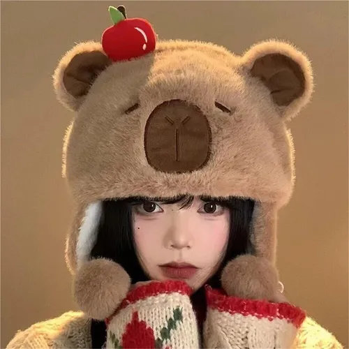 Gorro Felpa Otoño E Invierno Mujer, Gorro Resistente Al Frío
