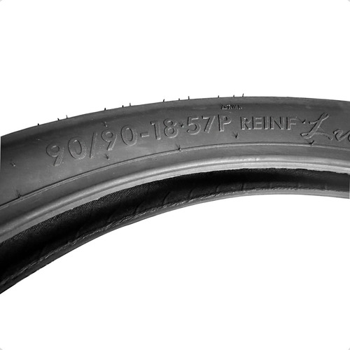 Pneu Traseiro Robust Luas C/ Câmara Titan/ Fan 90/90-18