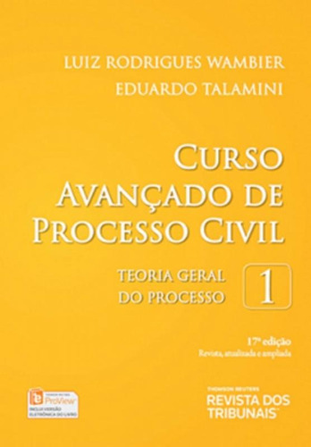 Curso Avancado De Processo Civil - Vol 1 - Rt