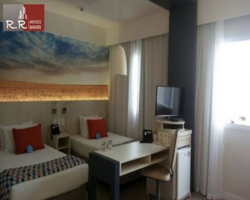 Imagem 4 de 11 de Rrcod2345 - Apartamento Flat Confort Alphaville 35 Mts 1 Dorm 1 Vaga Todo Equipado E Mobiliado - Oportunidade - Ótima Localização - Rr2345 - 68978868