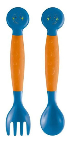 Garfo E Colher Flexíveis Funny Meal Bb1140