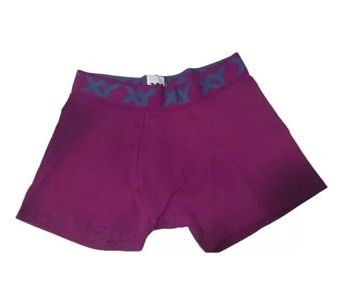 Boxer Con Elastico  T:3xl Liso Algodón Y Lycra Xy 1387 E