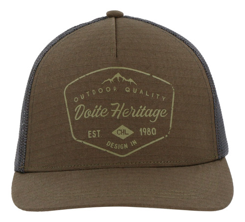 Gorro Jockey Insignia Unisex Olive Doite