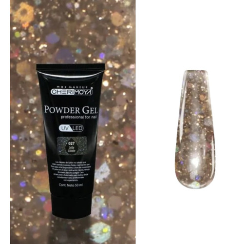 Polygel Powder Jelly Glitter 25 - 36