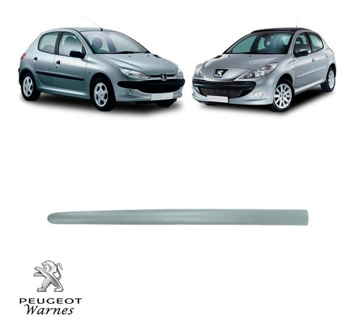 Moldura Puerta Delant P/ Pintar Izquierda Peugeot 207 C 4/5p