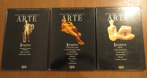 Libro Historia General Del Arte - Escultura - 3 Tomos