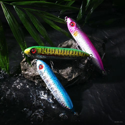 Paquete 5 Paseantes Lances Largos Pesca Estero Mar Pargo Color Variado