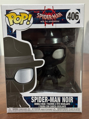Funko Pop! Spider-man Noir 406 Marvel (Usado)