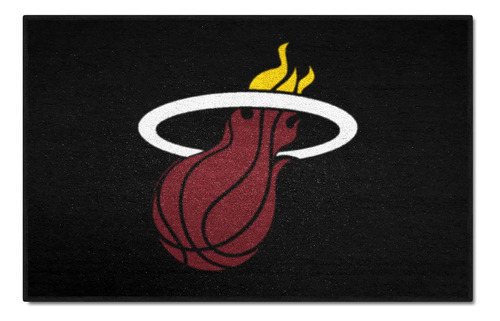 - 11913 Nba Miami Heat Nylon Face Starter Rug 19 X30 