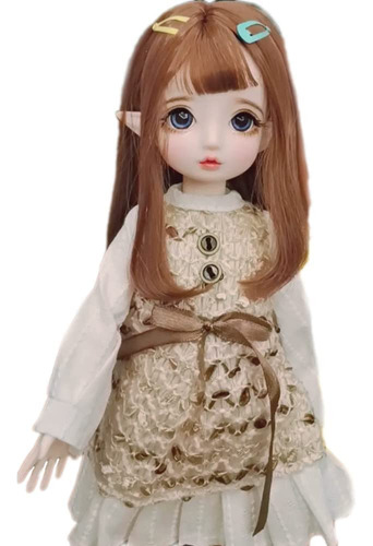 Diseño Original De Orejas De Elfo Bjd Muñecas 1/6 Sd De 1.