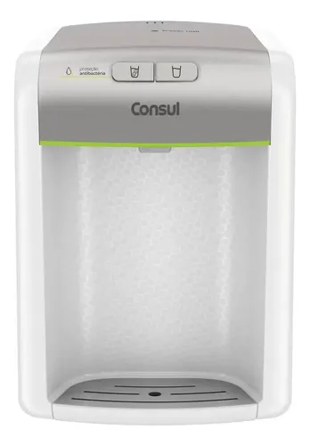 Purificador de água Consul Branco refrigerado com proteção antibactérias CPB34ASVNA