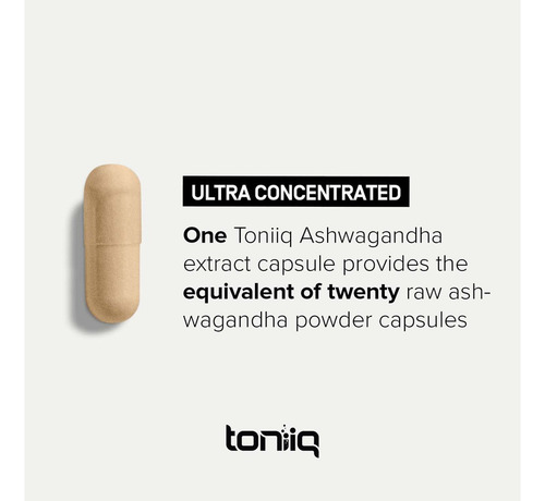 Toniiq 26,000 Mg 20x Extracto Concentrado - 10% Withanólido
