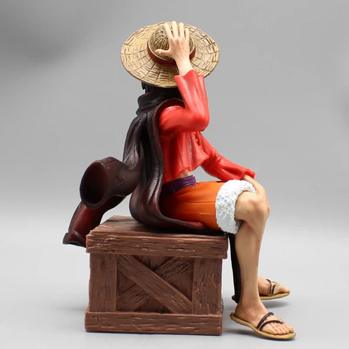 Figura Luffy One Piece Cajon Pirata Anime Sombrero De Paja