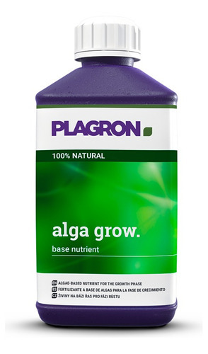 Alga Grow Plagron Fertilizante Base 100% Organico Vege 500ml