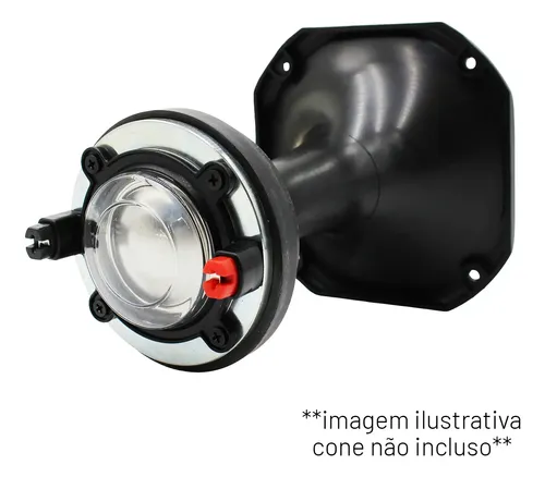 Driver Titânio Trio 75w Rms 8 Ohms Corneta Hiken Dv-300ti