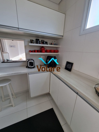 Imagem 12 de 28 de Apartamento Rico Em Armários Panejados Em Todos Os Ambientes Com 2 Vagas De Garagem E Sacada Gourmet! - 2885 - 70431832