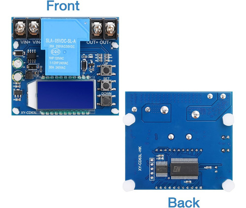 Controlador De Corte De Bajo Voltaje Dc 6-60v 30a Con Lcd